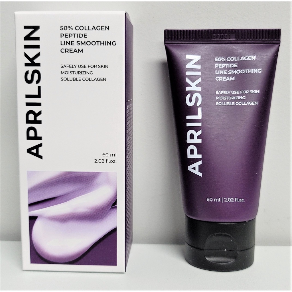 Kem Collagen Dưỡng Ẩm Chống Lão Hoá APRILSKIN 50% Collagen Peptide Wrinkle Smoothing Cream 60ml