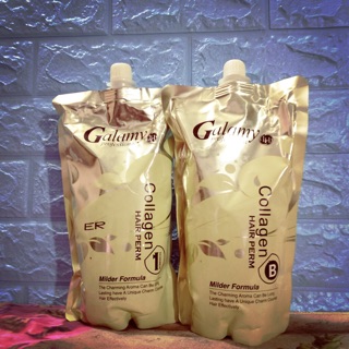 Bộ ép duỗi tóc Galamy collagen chính hãng 1000ml