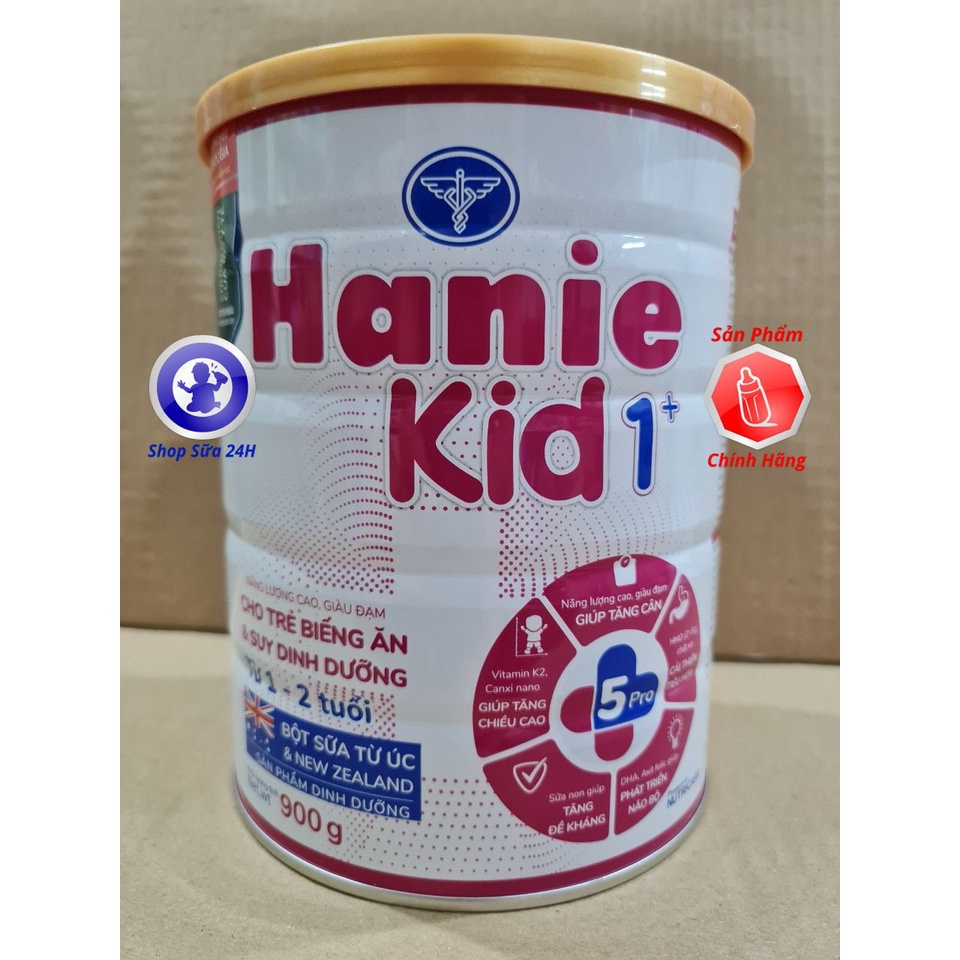 Sữa Bột HANIE KID Số 0+, 1+, 2+ Lon 900G