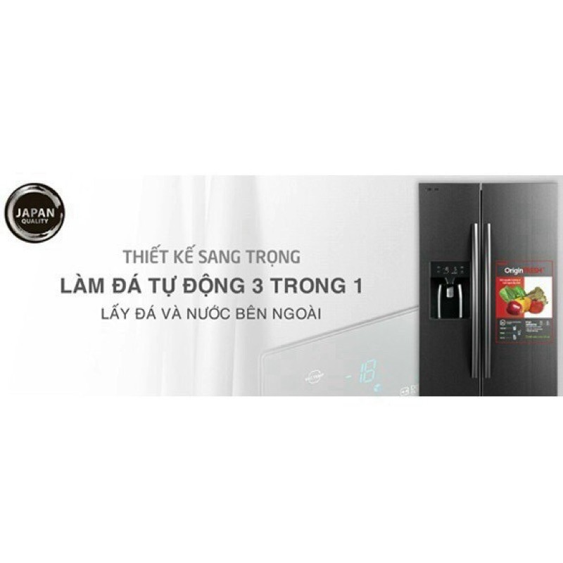 Tủ Lạnh TOSHIBA Inverter 493 Lít GR-RS637WE  HÀNG MẪU NEW BẢO HÀNH CHÍNH HÃNG 2 NĂM