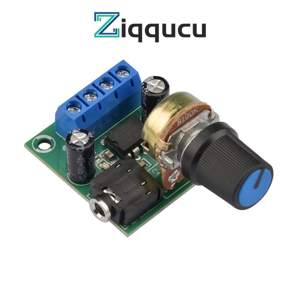 Bảng mạch khuếch đại âm thanh ZIQQUCU LM386 YX1667 DC3-12V chuyên dụng