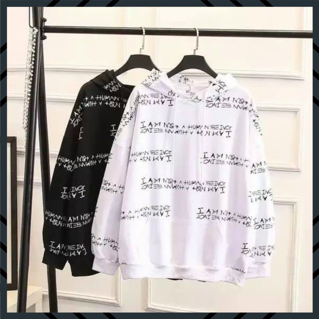 ÁO HOODIE UNISEX Nam Nữ FROM RỘNG 1 SIZE DƯỚI 65KG MẠC VỪA | BigBuy360 - bigbuy360.vn