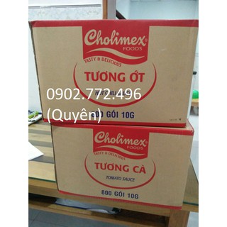 400 gói tương ớt tương cà gói nhỏ Cholimex