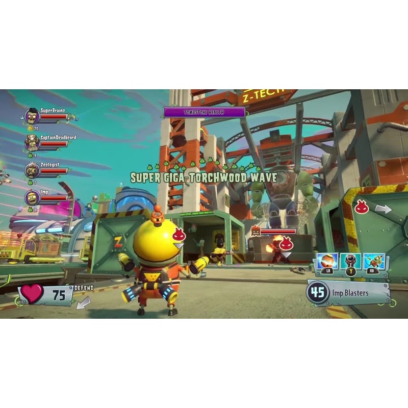 Đĩa Game PS4 : Plants vs. Zombies Garden Warfare Likenew