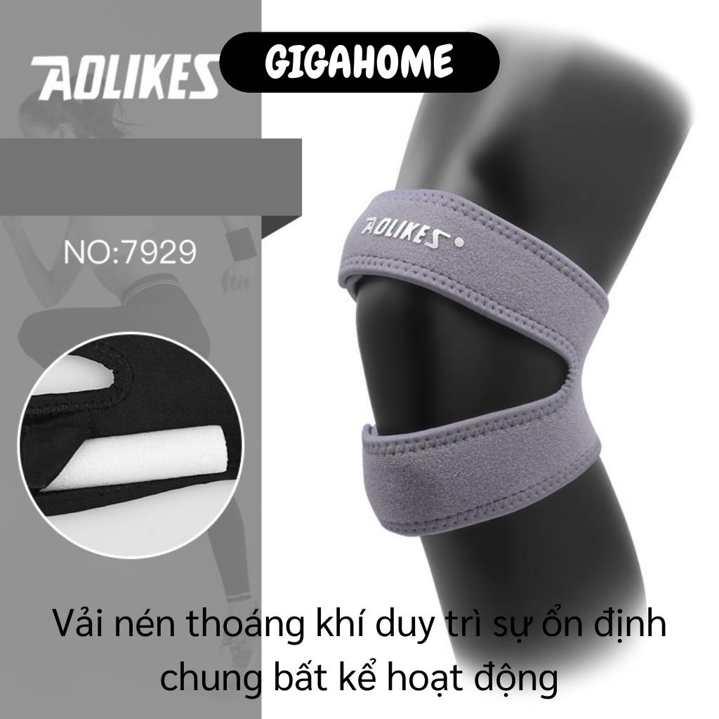 Đai Đầu Gối GIGAHOME Combo 2 Đai Cuốn Bảo Vệ Khớp Gối AOLIKES Hỗ Trợ Tập Thể Thao 9394