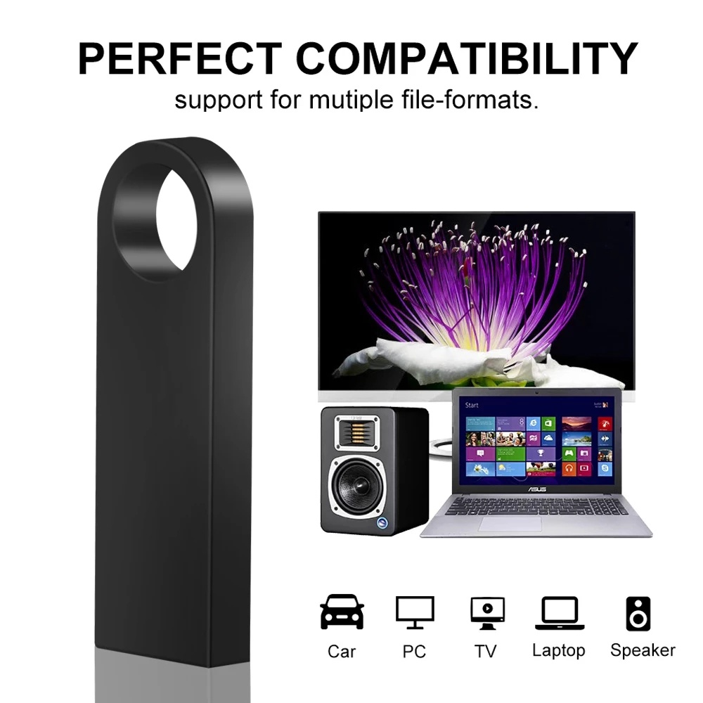 Usb 3.0 Dung Lượng Cao 2TB 1TB Vỏ Kim Loại Chống Nước