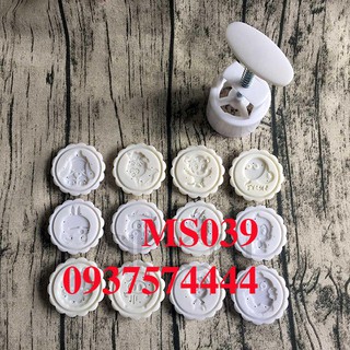 Khuôn trung thu 50 gam 12 con giáp