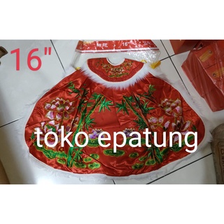 Áo Choàng Đỏ Rupang Robe / Kwan Im - Lông Vũ Sen - g