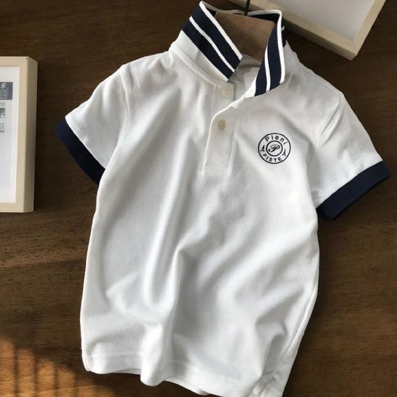 Áo Thun Cotton Lưới Tay Ngắn Mùa Hè Mới Cho Bé Trai