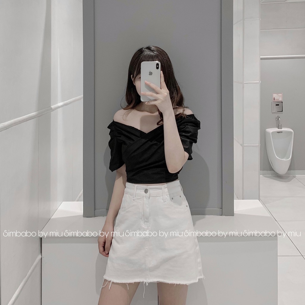 [Mã WASKT304 giảm 15% tối đa 30K đơn 99K] Áo croptop tay bồng Simbabo | BigBuy360 - bigbuy360.vn