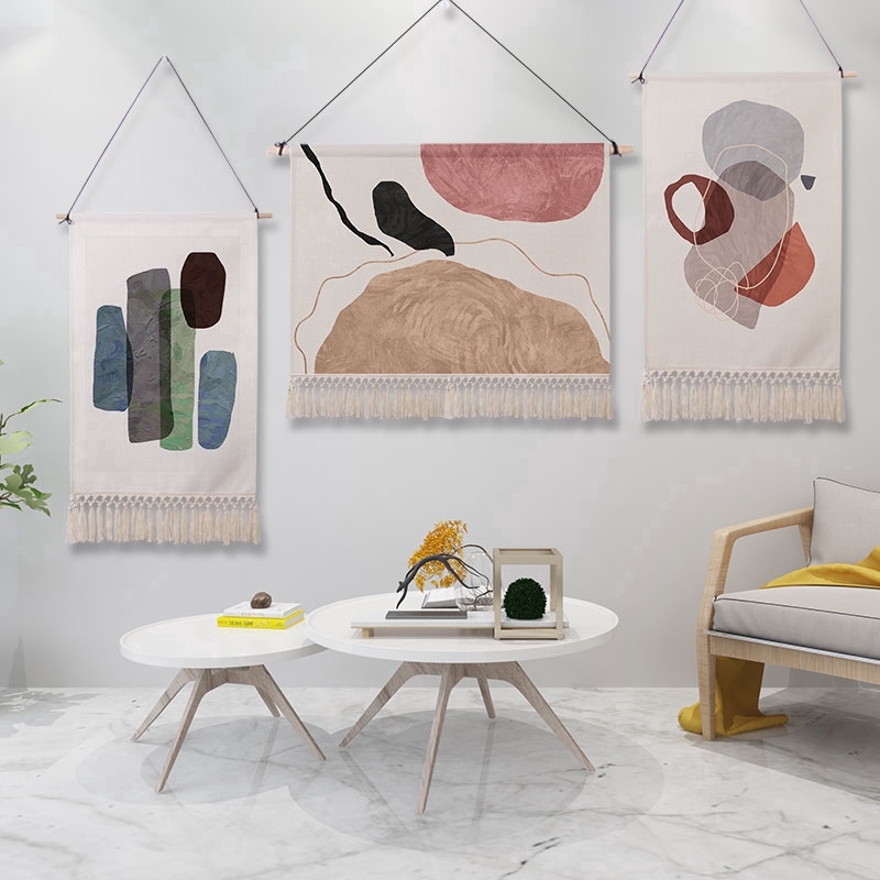 Thảm Treo Tường Trang Trí Nội Thất In Họa Tiết Trừu Tượng Độc Đáo | BigBuy360 - bigbuy360.vn