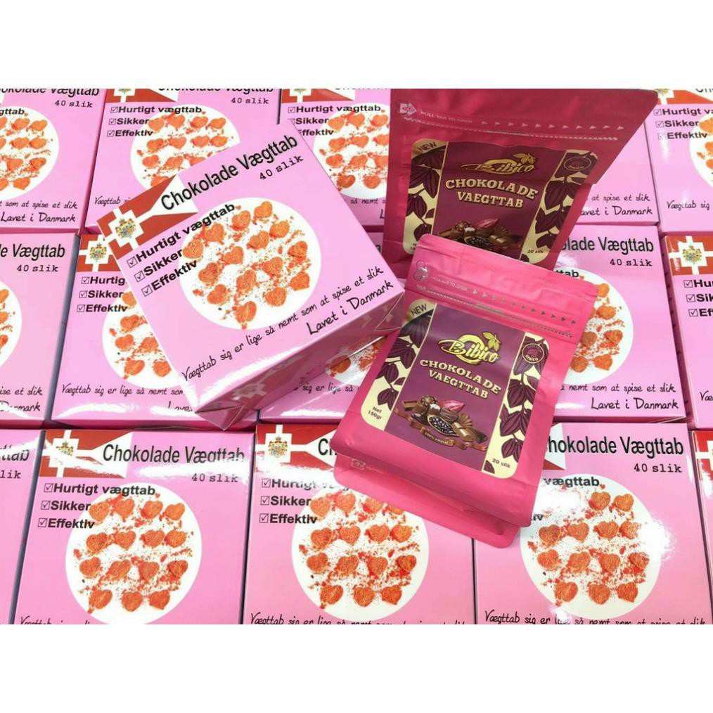 Kẹo socola giảm cân Chokolade Vaegttab, bản mới màu hồng [chính hãng, date xa] | BigBuy360 - bigbuy360.vn