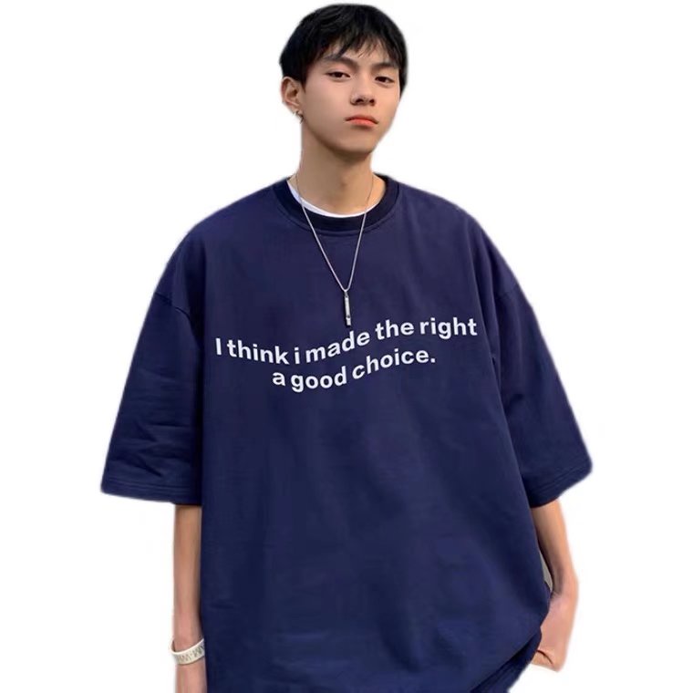 Áo Thun Dáng Rộng Tay Ngắn In Hình Klein Xanh Dương 2022 Mới Cho Nam Và Nữ