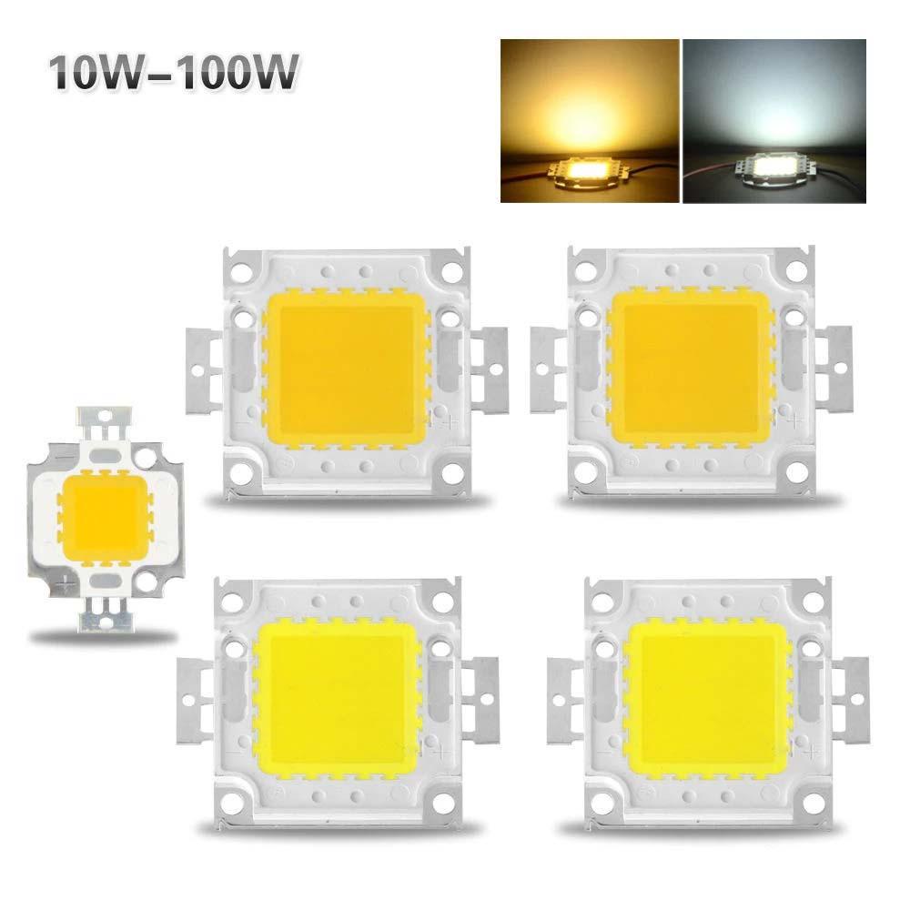 HARRIETT Chip Đèn LED Hạt Tích Hợp Đèn LED 100W 10W 22-24V Ánh Sáng Trắng Ấm DIY