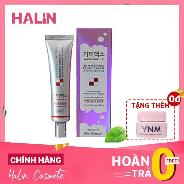 kem giảm thâm💖FREESHIP💖kem giảm thâm nám, tàn nhang melasma-x 3d White Clinic Cream HALINGNAMS2