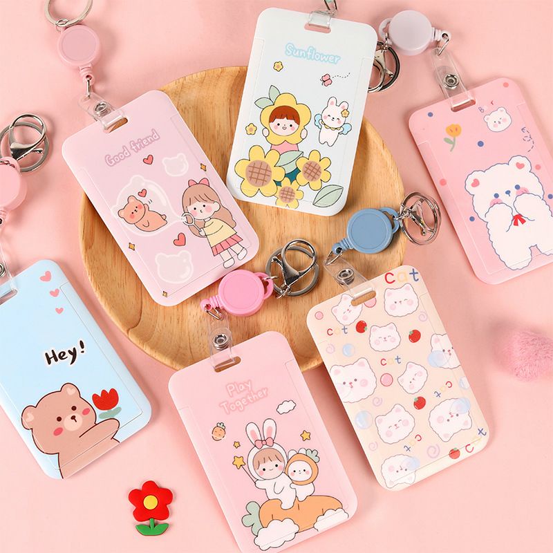 Bảng tên, phù hiệu cute nhựa lì kèm móc khóa/ thẻ đeo the zipper, thẻ tên nhân viên, học sinh, sinh viên