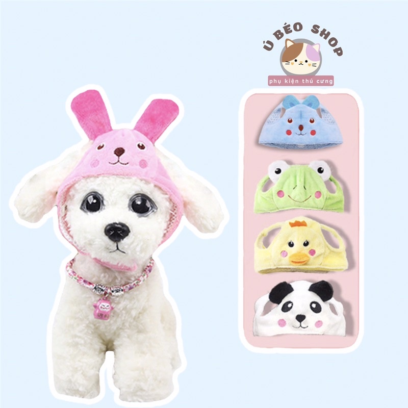 🐰 Nón hoạ tiết xinh xắn dành cho thú cưng, mũ cho chó mèo