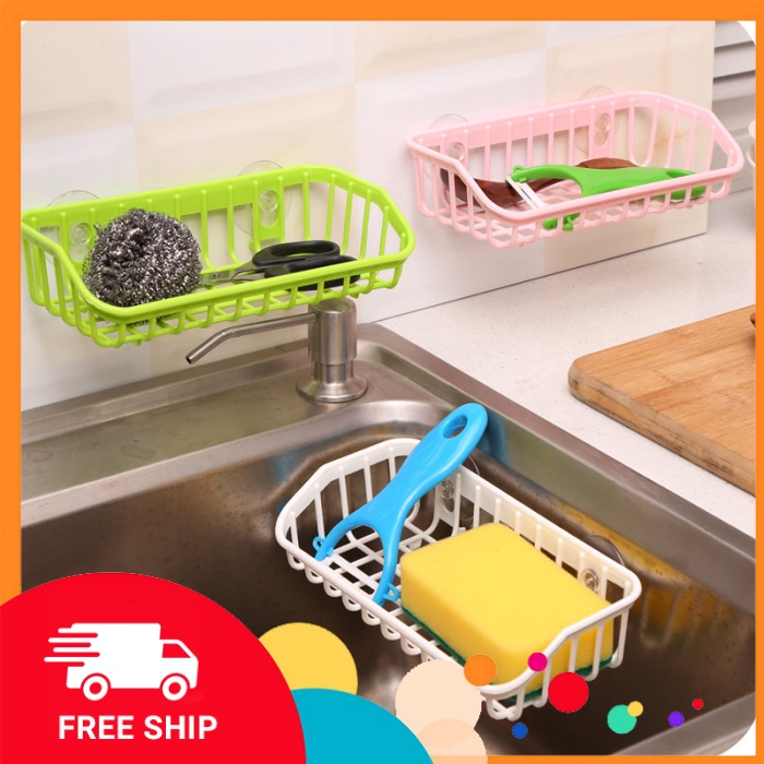 Giá Kệ Dán Tường Để Xà Phòng Miếng Rửa Chén