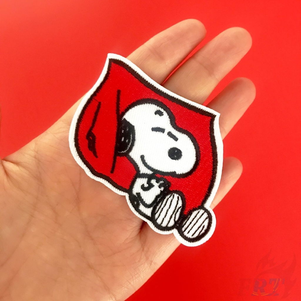 ☸ Snoopy Patch ☸ 1Pc PEANUTS Diy Sew On Iron On Badges Patches（Snoopy - Series 02）