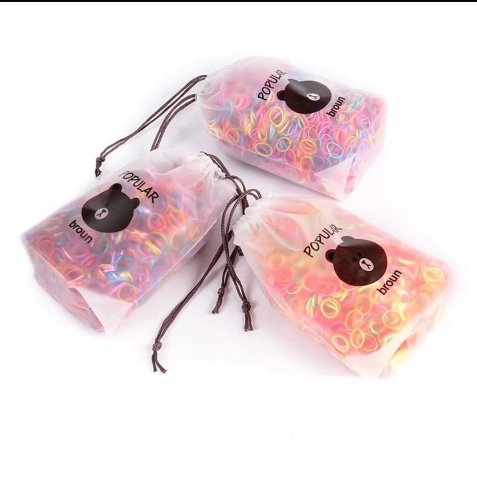 DÂY CHUN BUỘC TÓC KÈM TÚI GẤU