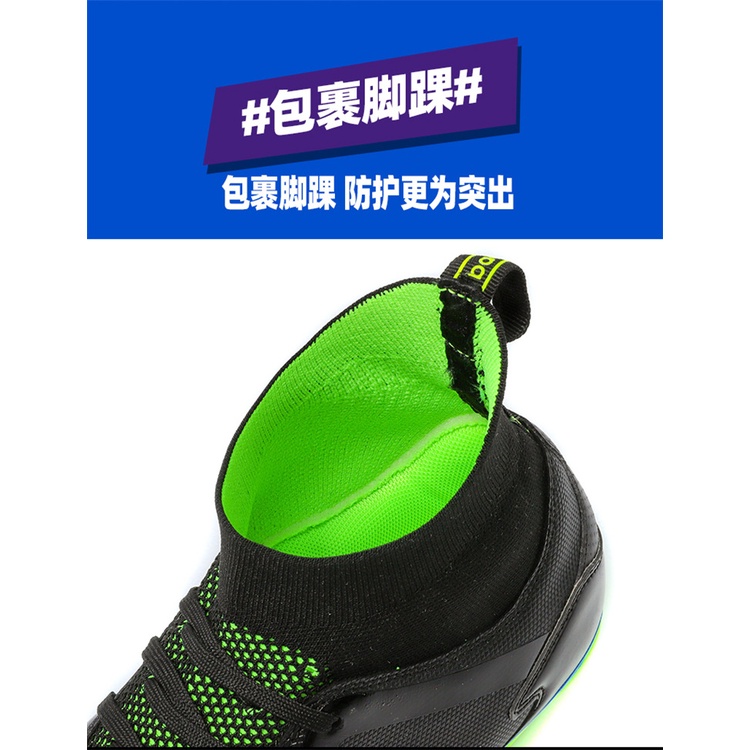 Giày bóng đá cổ cao đế có gai dáng dài thời trang xuất khẩu mới dành cho học sinh nam và nữ