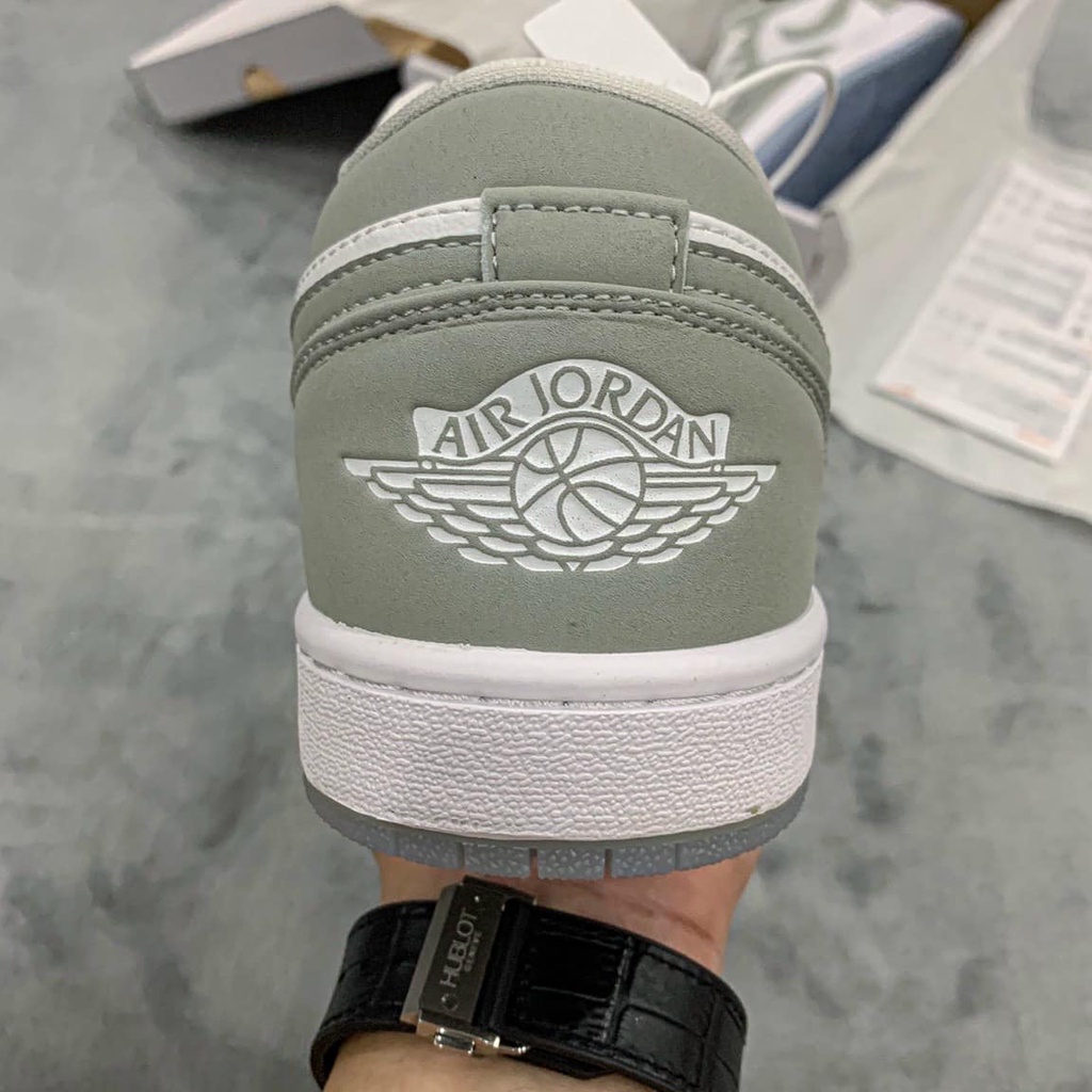 GIÀY THỂ THAO SNEAKER JORDAN 1 LOW GREY, JD1 CỔ THẤP DÀNH CHO NAM NỮ CỰC HOT