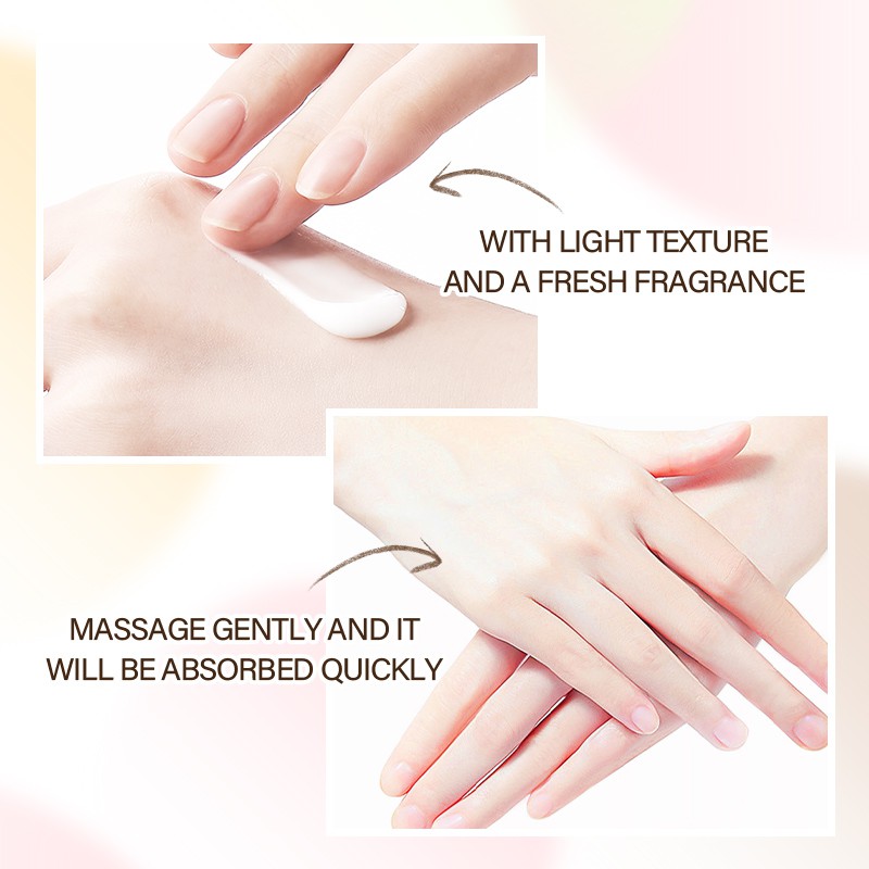 Kem Dưỡng Da Tay LAIKOU Làm Sáng Nuôi Dưỡng Chăm Sóc Da Tay Chứa Bơ Hạt Mỡ/Hoa Anh Đào/ Trà Xanh Matcha/ Cúc La Mã 30g