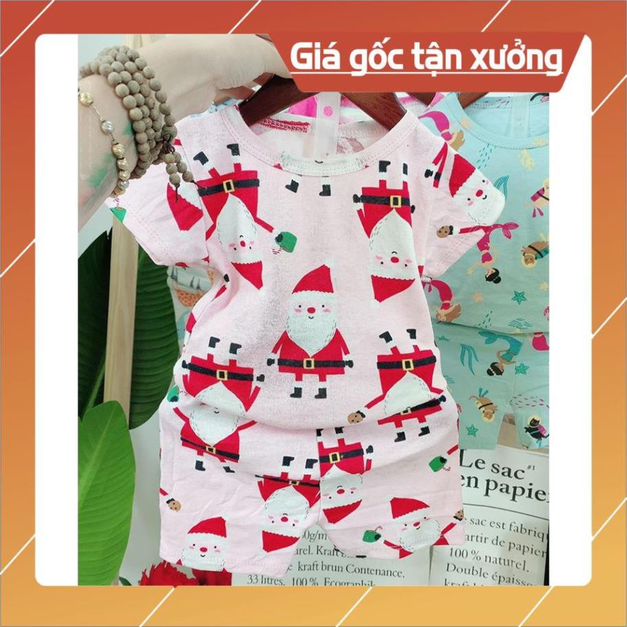 Quần áo trẻ em,đồ bộ em bé - Bộ hè bé trai + bé gái  cotton 4 c cao cấp size 6-15kg (MÀU NGẪU NHIÊN)