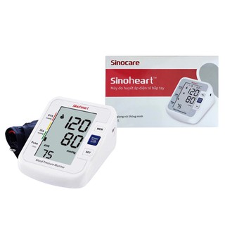 Máy Đo Huyết Áp Bắp Tay Sinocare Sinoheart - thao tác đo đơn giản, chính xác