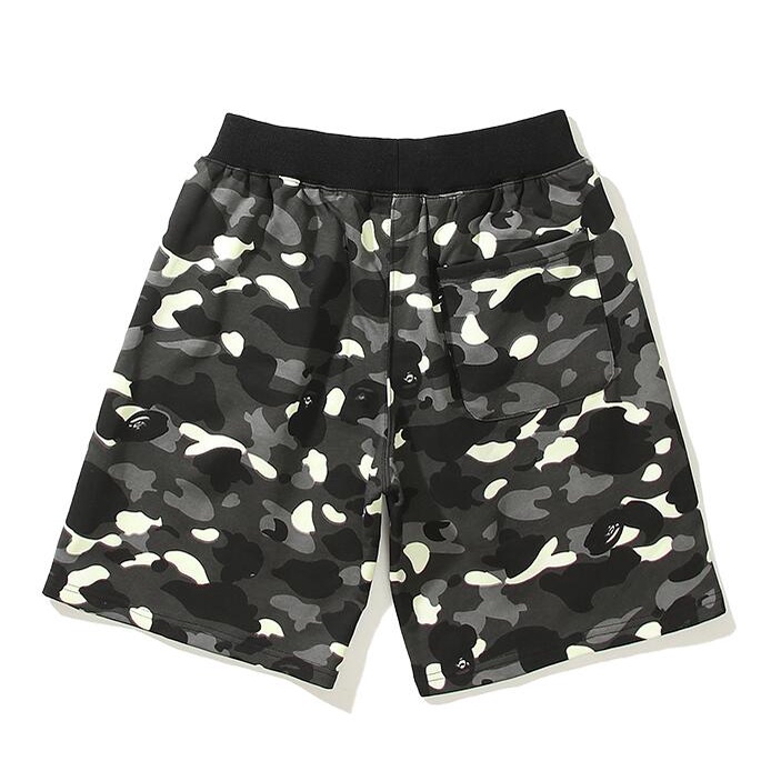 Quần short cotton in họa tiết thời trang unisex giản dị