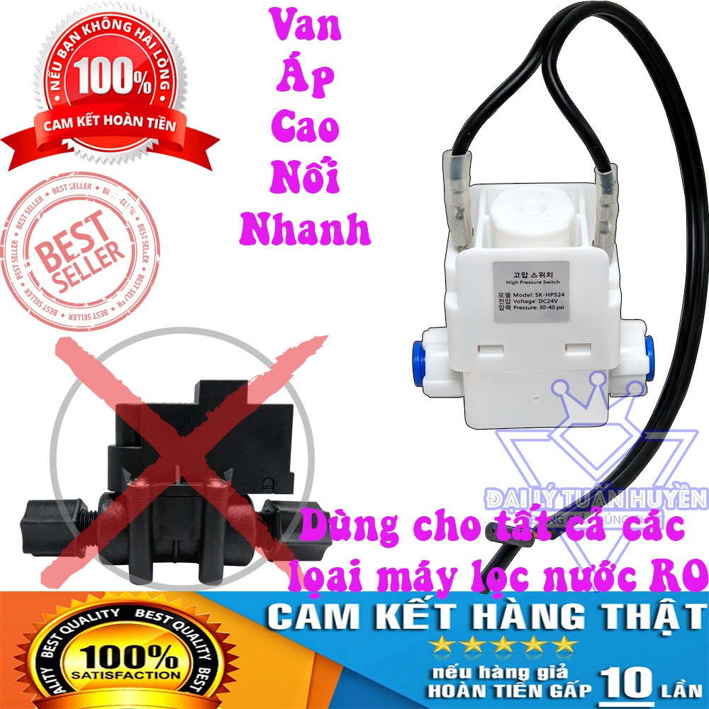 [GIÁ HỦY DIỆT] Van áp cao nối nhanh - Chỉ cần cắm dây - không vặn ốc