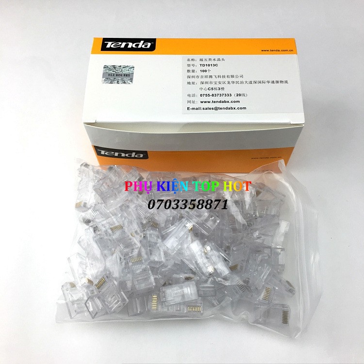 Đầu mạng rj45 Tenda 1013C Cat5e