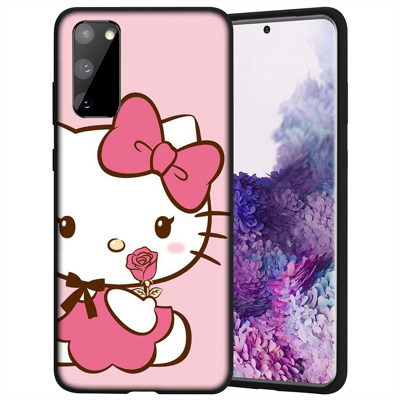 Samsung Galaxy S21 Ultra S8 Plus F62 M62 A2 A32 A52 A72 S21+ S8+ S21Plus Casing Soft Silicone cute Hello Kitty Cartoon Phone Case
