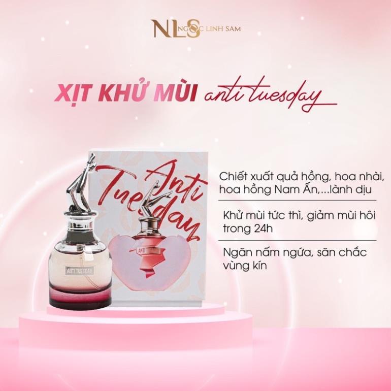 Combo SAYNO, ANTI TUESDAY NLS, Dung Dịch Vệ Sinh, Xịt khử mùi, Serum dưỡng