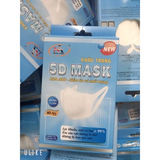 Khẩu trang 5D Mask Nam Anh cao cấp- Hộp 10 cái giá chỉ 149.000