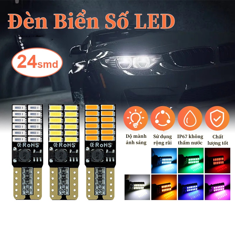 Bóng đèn LED dành cho xe hơi,  Bóng đèn LED T10 CANBUS, đèn LED Gắn Đuôi Xe Hơi,  siêu sáng.