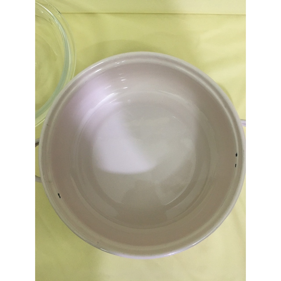 Nồi men nội địa Nhật, size 24cm, cao 8cm (mã 705), Dùng được bếp từ