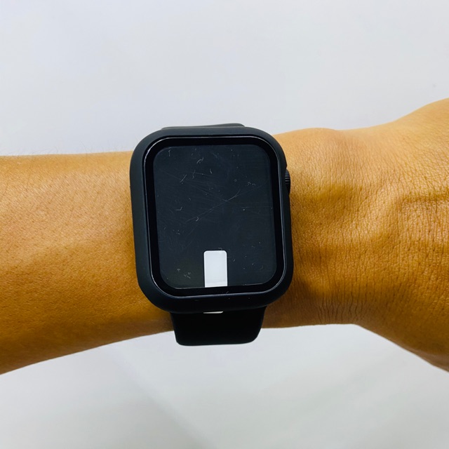 Ốp kính Apple Watch đen nhám