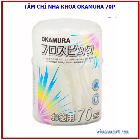 Tăm chỉ nha khoa Nhật ORALKICHI/ OKAMURA, SUNNY, ORALTANA  sử dụng an toàn cho sức khỏe