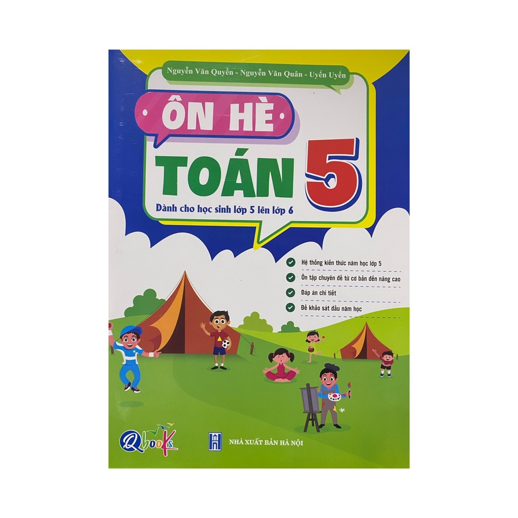 Sách - Ôn hè toán 5 ( dành cho học sinh lớp 5 lên lớp 6 )