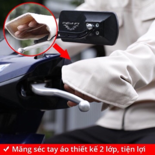 FREESHIP Hà Nội Áo chống nắng cho nam chất kaki màu trắng sữa | BigBuy360 - bigbuy360.vn