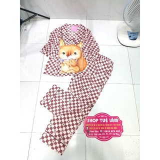 Bộ pijama lụa mango