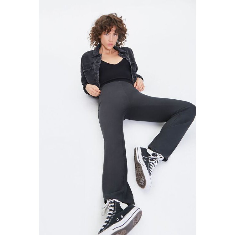 Quần ống loe lưng cao F21 tập gym yoga 2000428550