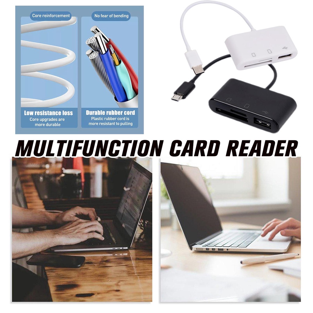 Đầu Đọc Thẻ Nhớ Đa Năng Cổng Type-C Cho Android TF / SD Card / U / OTG USB3.0 Mobile G4C2