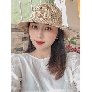Mũ ajuma nữ bằng sợi thô