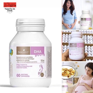Dha bầu bio island viên uống bổ sung dha cho bà bầu dha bầu 60 viên