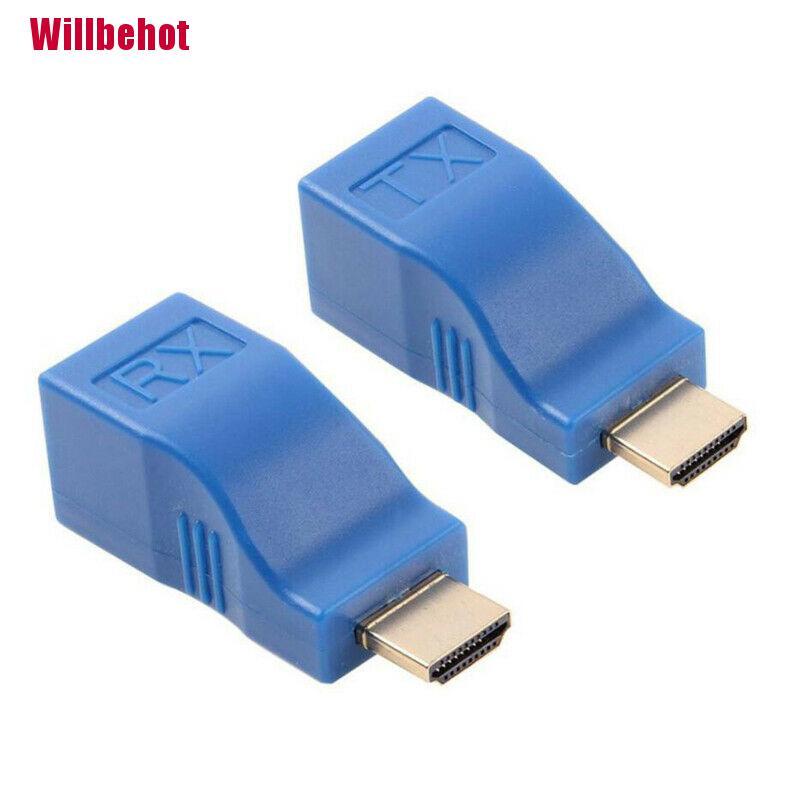 Bộ 2 Đầu Chuyển Đổi Hdmi 1080p Sang Rj45 Cat 5e / 6