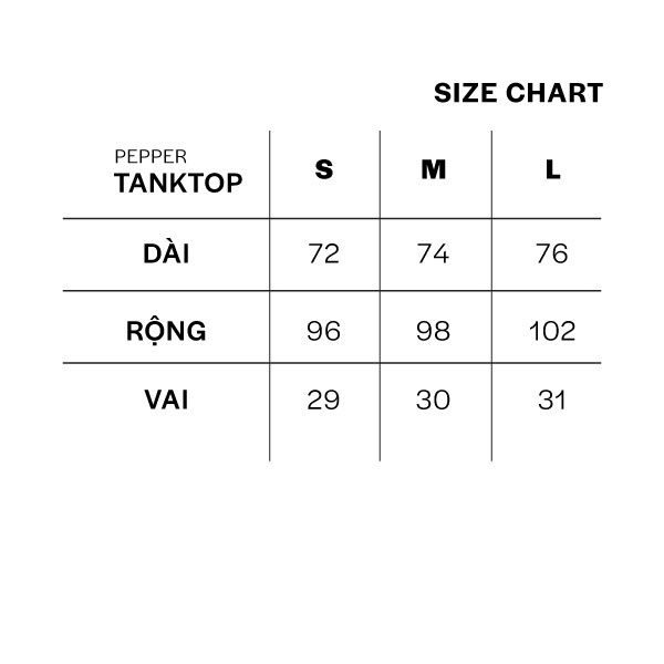 ÁO BALO LIDER PEPPER TANKTOP