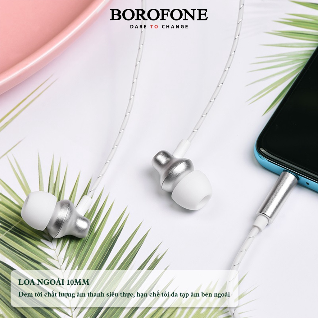Tai nghe có dây nhét tai BOROFONE BM42 Sophisticated - AK Mobile