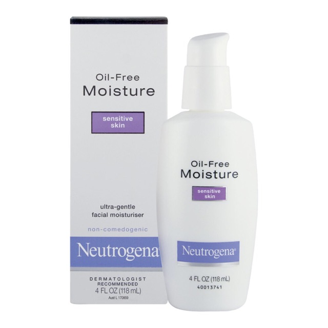 Kem dưỡng ẩm Neutrogena Oil free Moisture Sensitive Skin 118ml